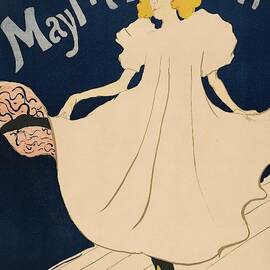 Poster for the American tour of May Milton. by Henri de Toulouse-Lautrec