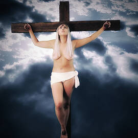 Praying crucifix by Ramon Martinez