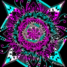 Psychedelic Mandala by Becky Herrera