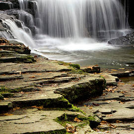 Pure And Tranquil Waterfall by Christina Rollo