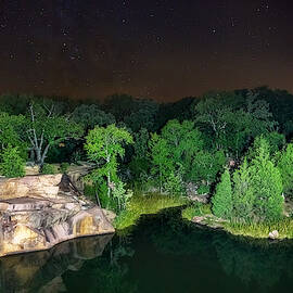 Quarry at Night by Amanda Jones