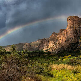 Rainbow Over The River  by Saija Lehtonen