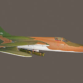 Republic F-105 Thunderchief Supersonic by MILLARD H. SHARP