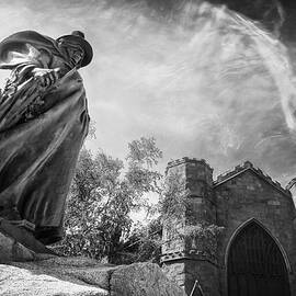 Roger Conant Salem Massachusetts Black and White by Carol Japp