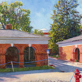 Rotunda from the East Range by Edward Thomas