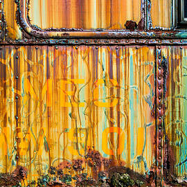 Rusting Railway Carriage Mec Mw901 by Andrew Beavis