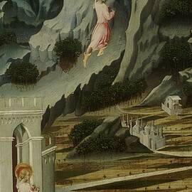 Saint John The Baptist Entering The Wilderness, 1455-60 by Giovanni Di Paolo