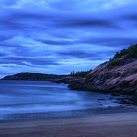 Sand Beach at Dawn by Mike Martin