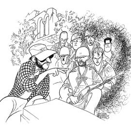 Saving Private Ryan by Al Hirschfeld