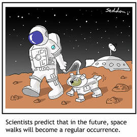 Scientists Predict That In In The Future, Space Walks by Mike Seddon
