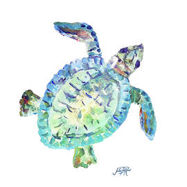 Sealife In Blues I (turtle)