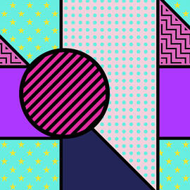 Seamless Pattern In Geometric Style by Iryna Omelchak