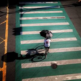 Shadows On The Zebra Crossing by Yi-tang Wang
