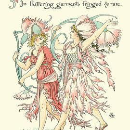 Shakespeares Garden Vi (carnation) by Walter Crane