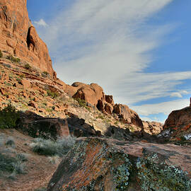 Side Canyon along Utah Highway 128 by Ray Mathis