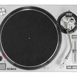 Silver Turntable by Tony Cordoza