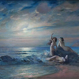 Sirens by the sea by Victor Karlovich Shtemberg
