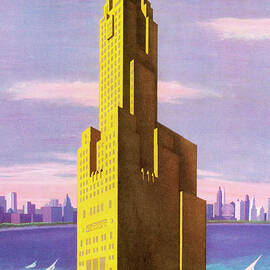 Skyscraper and City Skyline by CSA Images
