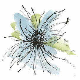 Spider Mum Blue Ii by Chris Paschke