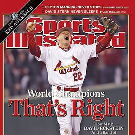 St. Louis Cardinals Jim Hart Sports Illustrated Cover Poster by