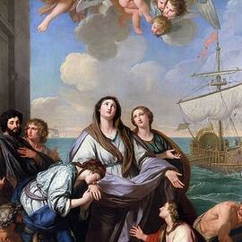 St. Paula Of Rome Departs For The Holy Land