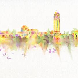 Stanford University Skyline by Melly Terpening