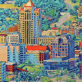 Star City of the South - Roanoke Virginia by Bonnie Mason