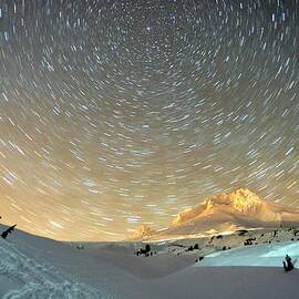 Stellar View Of Mount Hood by Ted Ducker Photography