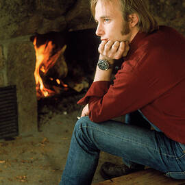Stephen Stills By The Fire by Bill Ray