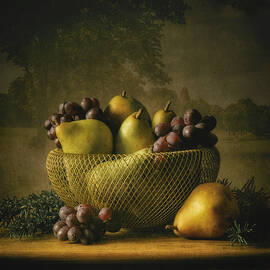 Still Life Late Summer Fruit by Monique Van Velzen