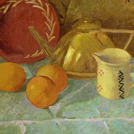 Still Life With Fruit And A Pitcher Or Synchronization In Yellow, 1913 by Paul Serusier