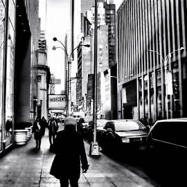 Strolling a New York City Sidewalk