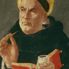 St Thomas Aquinas by Sandro Botticelli by Sandro Botticelli