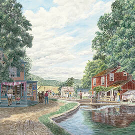 Summertime: Morris Canal by Stanton Manolakas