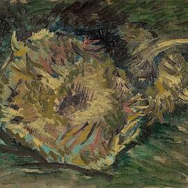 Sunflowers Gone to Seed. by Vincent van Gogh -1853-1890-