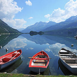 Switzerland, Sils Lake by Hiroshi Higuchi