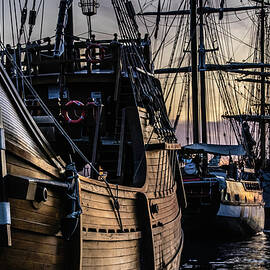 Tall Ships in a Row by Dave by Photography By Phos3 Kathryn Parent and Dave Paddick