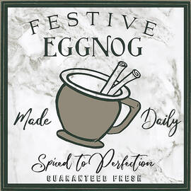 Taupe Christmas Sign Ii by Elizabeth Medley