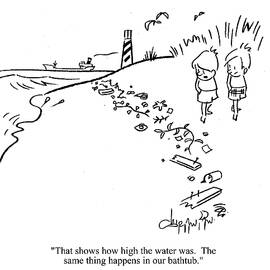 That Shows How High The Water Was. The Same Thing Happens by Vahan Shirvanian