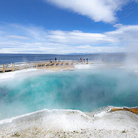 The Beautiful Scenery Of Yellowstone by Betty Liu
