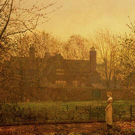 The Chill Of Autumn, 1881 Oil On Board by John Atkinson Grimshaw