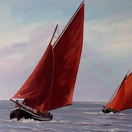 The galway hookers by Cathal O malley