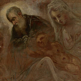 The Holy Family With The Young Saint John The Baptist, 1547 by Jacopo Robusti Tintoretto