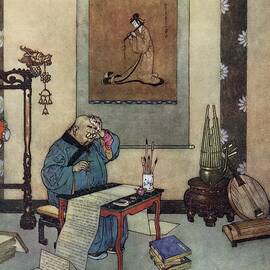 The Nightingale Pl 4 by Edmund Dulac
