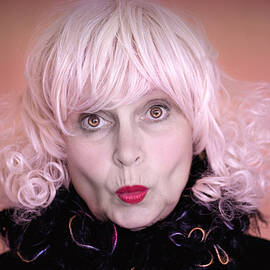 The Old Blonde........... Self Portrait by Angelika Martha Himburg