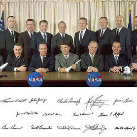 the original mercury astronauts and new members by Mountain Dreams