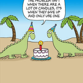 The Problem Isn't When There Are A Lot Of Candles, It's by Maria Scrivan
