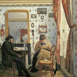 The student. Canvas, 65,2 x 54,2 cm R. F.1951-41. by Francisco Oller y Cestero