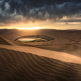 Thunderstorm In The Desert by Yantingliu ??