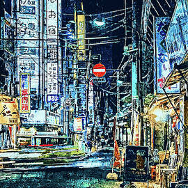 Tokyo Nights - 08 by AM FineArtPrints